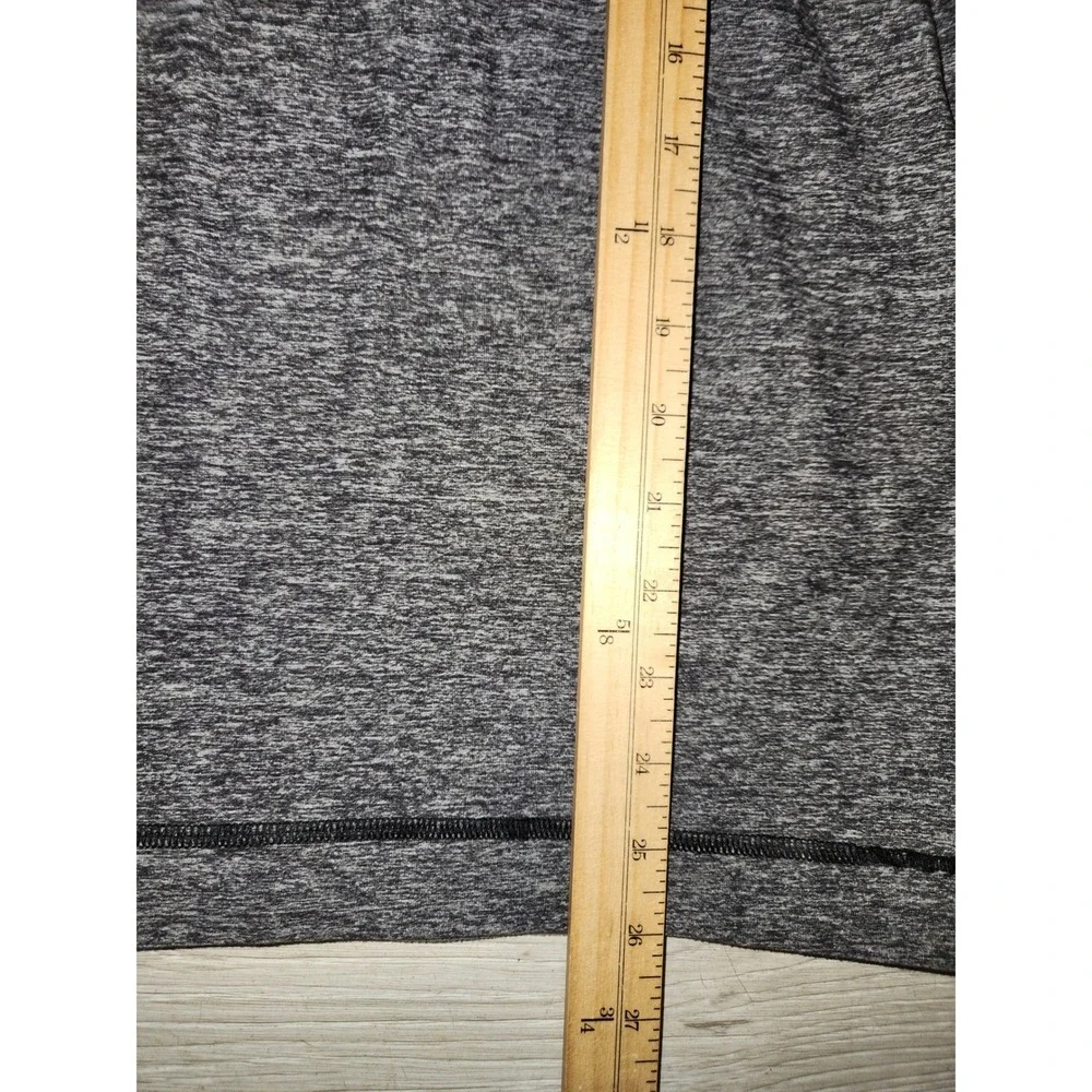 Lululemon Gray Space Dye Quarter Zip Pullover‎ Long Sleeve Running Top Womens L